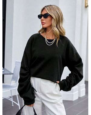 Bluza Shein cu maneci reglabile 24MAE36033