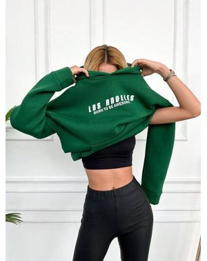 Hanorac Shein cu imprimeu 24MAE36113