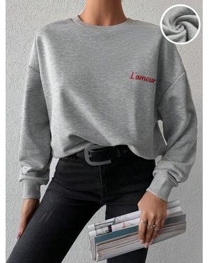 Bluza Shein cu maneca lunga 24MAE36125