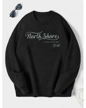 Bluza comoda Shein cu imprimeu 24MAE36144
