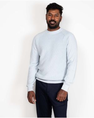 Pulover din bumbac tricotat pentru barbati 24MKF06032