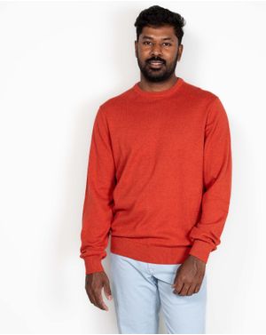 Pulover din bumbac tricotat 24MKF06033