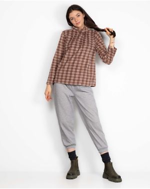 Pantaloni de trening uni cu talie elastica N231673007