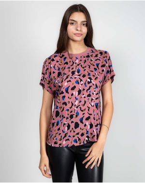 Bluza lejera cu maneca scurta 24ITT35033