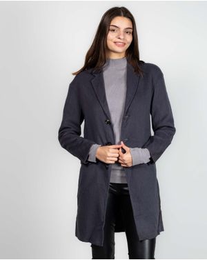 Jacheta uni cu nasturi si buzunare cu clapeta 24XIA01066