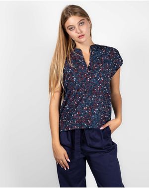 Bluza cu imprimeu si maneca scurta 24ITT35034