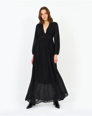 Rochie Doca cu maneca lunga si fermoar la spate