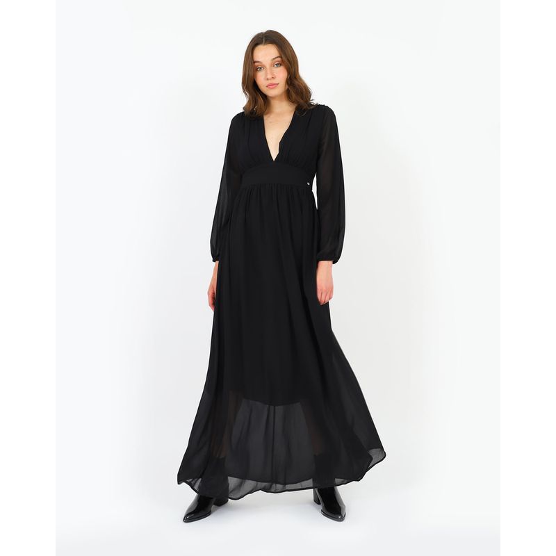 Rochie-Doca-cu-maneca-lunga-si-fermoar-la-spate
