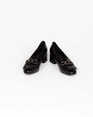 Pantofi Adam’s cu aspect lacuit si toc gros 24HAT33078