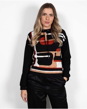 Bluza din bumbac cu maneca lunga 24ALNB8003