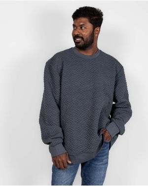 Bluza uni cu aspect texturat 24KOSS6002