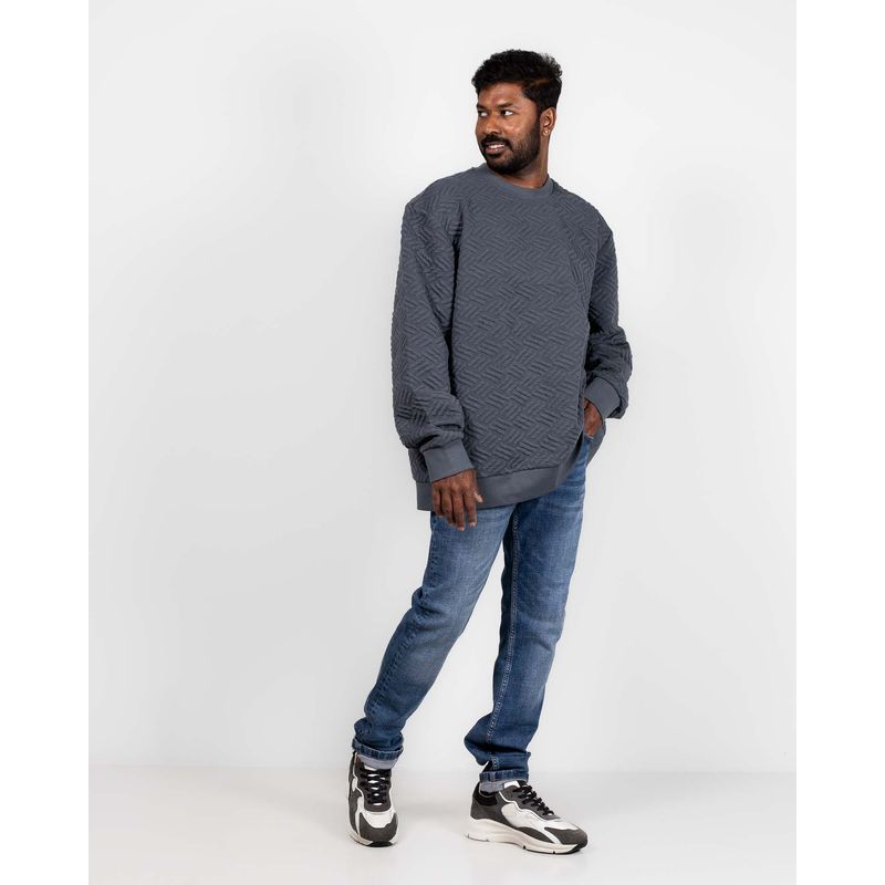Bluza-uni-cu-aspect-texturat-24KOSS6002