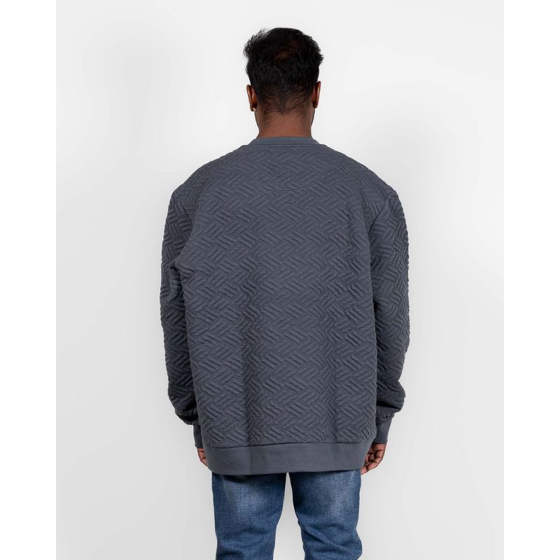 Bluza-uni-cu-aspect-texturat-24KOSS6002