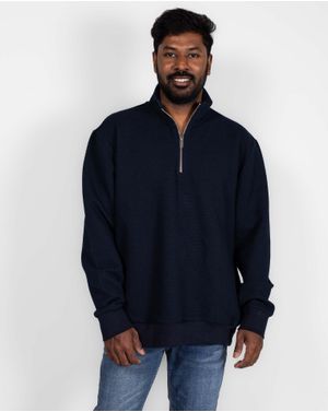 Bluza cu fermoar la baza gatului 24KOSS6008