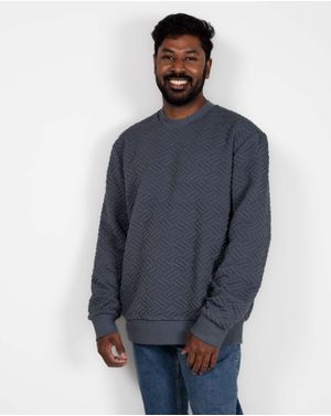 Bluza uni cu mansete elastice 24KOSS6010