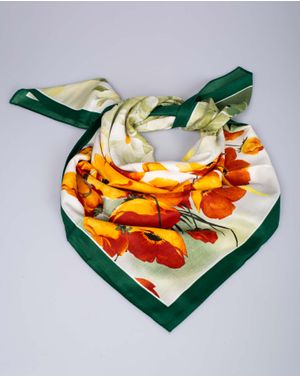 Esarfa cu imprimeu floral