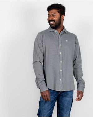 Bluza cu nasturi si maneca lunga 24KOSR5001