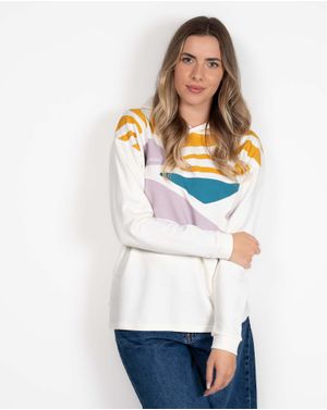 Hanorac din bumbac organic cu imprimeu 24KOSS4003