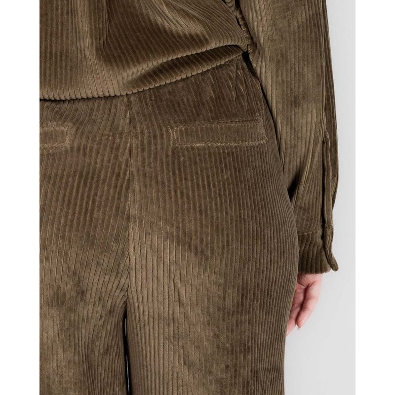 Pantaloni-uni-cu-aspect-texturat-si-talie-elastica-24KOSV1004