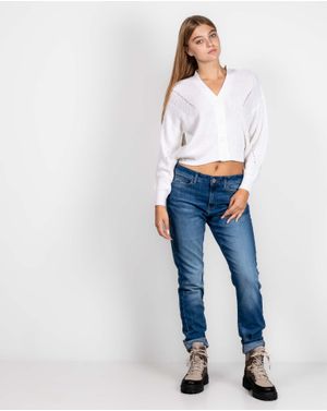 Jeans cu talie inalta 24KOSV9007