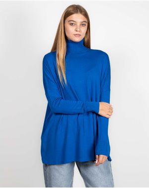 Pulover oversize din bumbac 24MKF04106