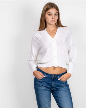 Cardigan uni cu nasturi 24MKF05010