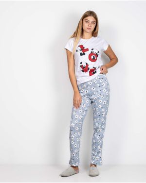 Pijamale din bumbac cu maneca scurta 24MUR39003