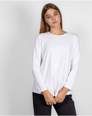 Bluza din bumbac cu maneci lungi N231682032
