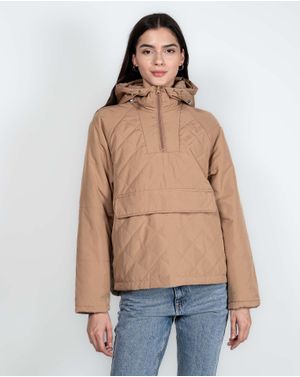 Geaca cu fermoar partial si gluga 24LGD33007