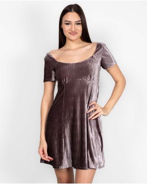 Rochie cu aspect catifelat 23MAY14041