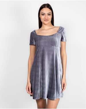 Rochie midi cu aspect catifelat 23MAY14042