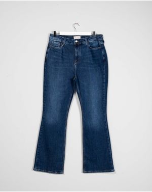 Jeans evazati cu talie inalta 24KOSV9003