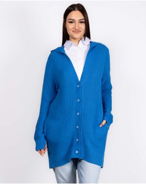 Cardigan din bumbac cu gluga 24MKF04075