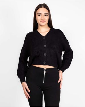 Cardigan tricotat cu nasturi 24MKF05034