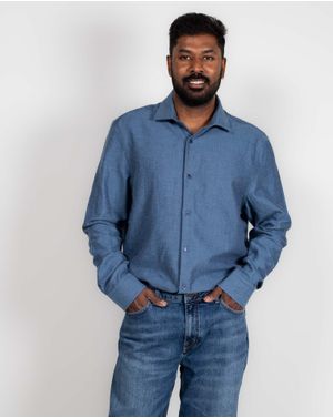 Camasa regular fit din bumbac 24KOSR2001