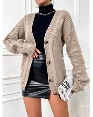 Cardigan din tricot fin Shein  24MAE37046