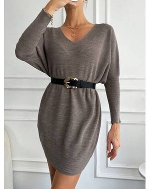 Rochie casual Shein cu decolteu 24MAE37095
