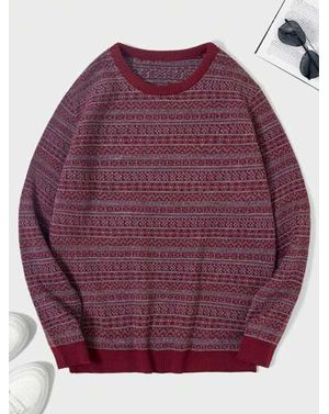 Pulover Shein din tricot pentru barbati 24MAE37157