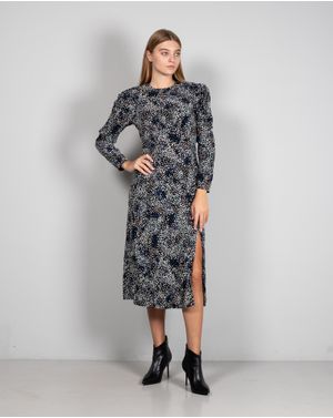 Rochie cu imprimeu si maneca lunga 23YEL17042