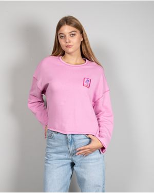 Bluza oversize din bumbac 24KOSO5008