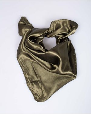 Esarfa verde din material fin
