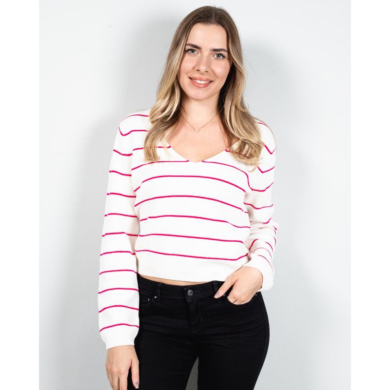 Pulover-scurt-din-bumbac-tricotat-24MKF04090