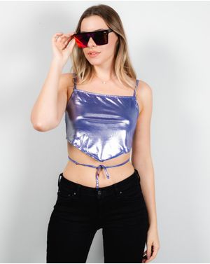 Top Monkl cu insertii metalizate 24POS47079