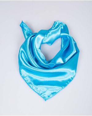 Esarfa bleu din material fin