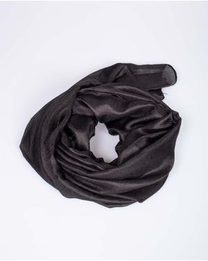 Esarfa neagra din material fin