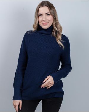 Pulover cu guler rulat 24MKF04197