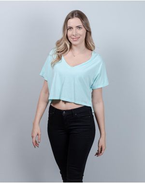 Tricou crop din bumbac N240680003