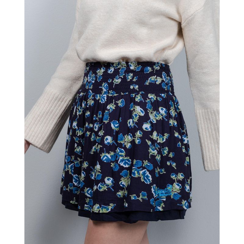 Fusta-scurta-din-bumbac-cu-talie-elastica-N241303001