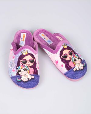 Papuci de casa caldurosi Adams pentru fete 24HAT55032