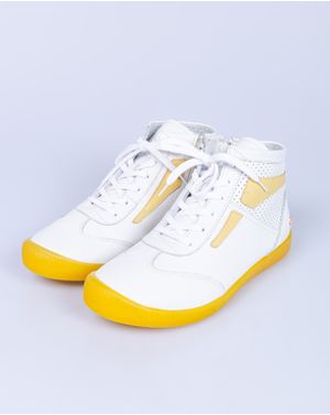 Ghete Softinos din piele naturala cu siret pentru femei 24FOF04017